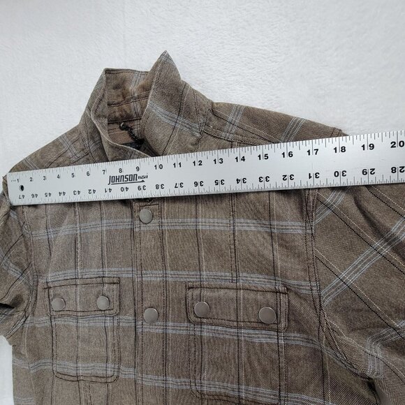 MARC By MARC JACOBS Men's Tartan Check Jeans Denim Jacket Cotton Size Medium - Picture 6 of 9